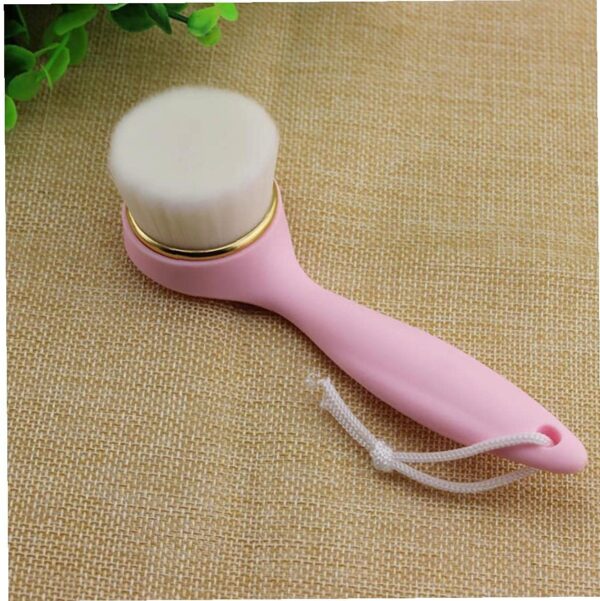 1 Piece of Soft Hair Cleansing Brush, Deep Pore Cleaning Brush, Manual Makeup Remover Massage Brush, Facial Skin Care Beauty Tool (Pink),Home Health Care Products - Image 2