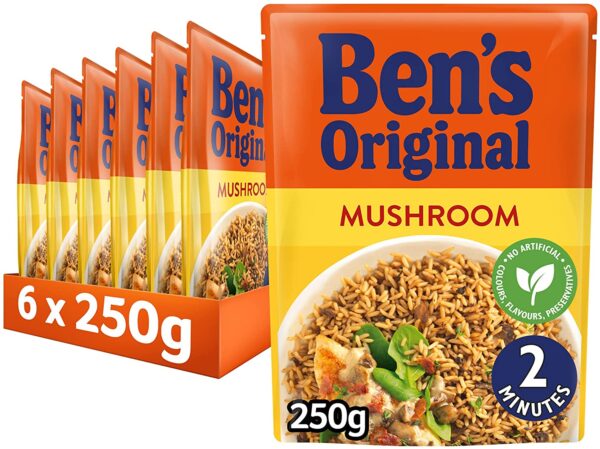 BEN’S  Mushroom Microwave Rice,