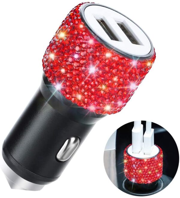 Car Charger, SAVORI Dual Port USB Car Charger Adapter
