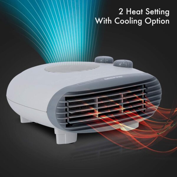 Geepas Portable Flat Fan Heater - Image 3