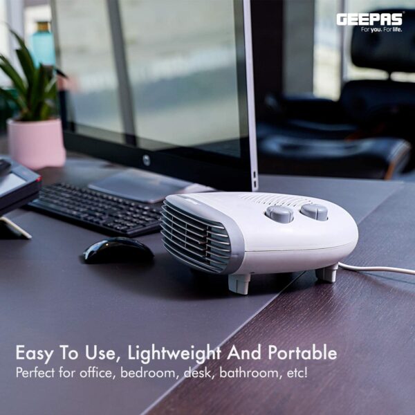 Geepas Portable Flat Fan Heater - Image 4