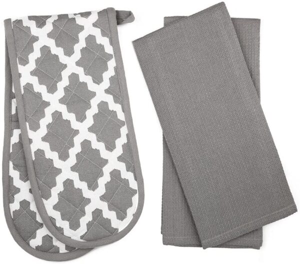 Penguin Home® 3 Piece Oven Glove & Towel Set